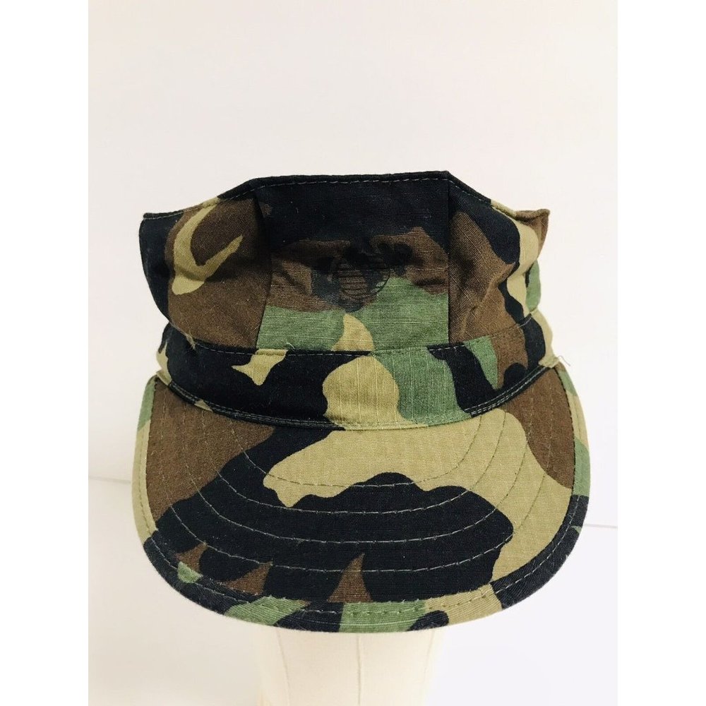 United States Marine Corps USMS Utility Hat Cap Camouflage XS